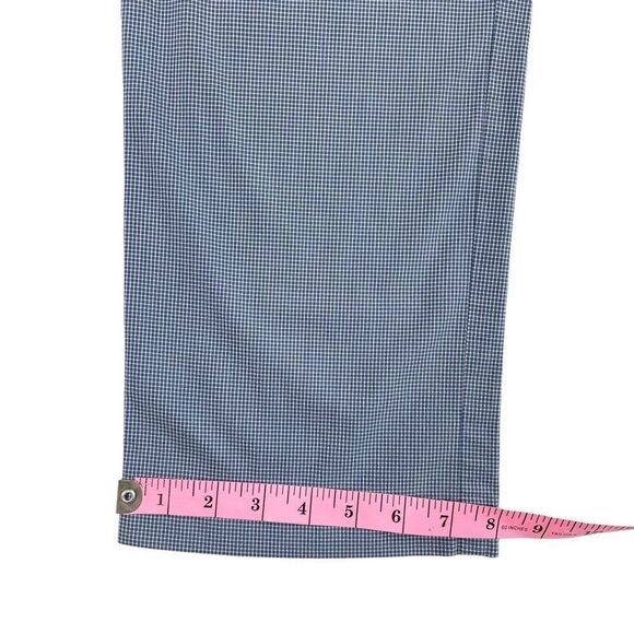 Tommy Hilfiger Blue & White Checkered Capri Stretch Pants Women’s Size 6 - Picture 9 of 10